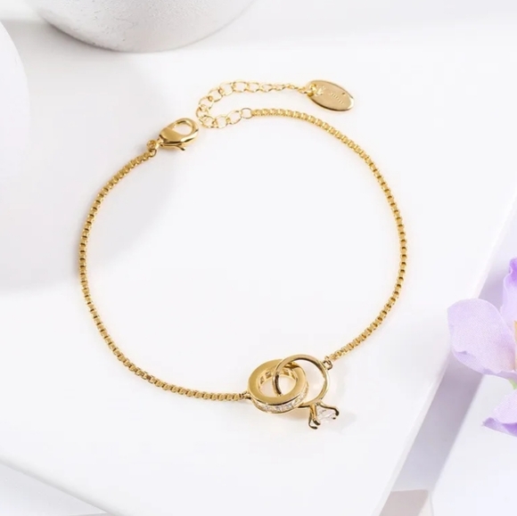 14k gold diamond ring bracelet - Picture 6 of 16